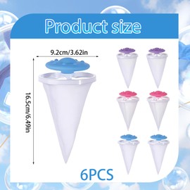 QhgPnt 6 Pet Hair Remover Washing Machine, Washing Machine Pet Hair Remover, Pet Hair Dissolver Washing Machine, for Pet Hair, Dirt Collection,Made of Nylon, Easy to Clean