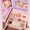 Ezyuanchly Embossed Eyeshadow 10 Colours Eyeshadow Palette Makeup Blush Highlighter