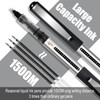 Rollerball Pens Black Ink, 16 Pack 0.5mm Black Gel Pens,