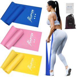 HPYGN Exercise Band, 5.9ft Resistance Bands Fitness for Home Gym, Long Stretch Bands for Workout, Strength Training, Yoga, Pilates, Physical Therapy