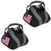 2 Pcs Adjustable Canvas-Kettlebell-Sandbag wtih Handle for Training Home Training,