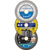 4.5" 3PC Variety Diamond Blade Pack for Metal, Concrete, Masonry,