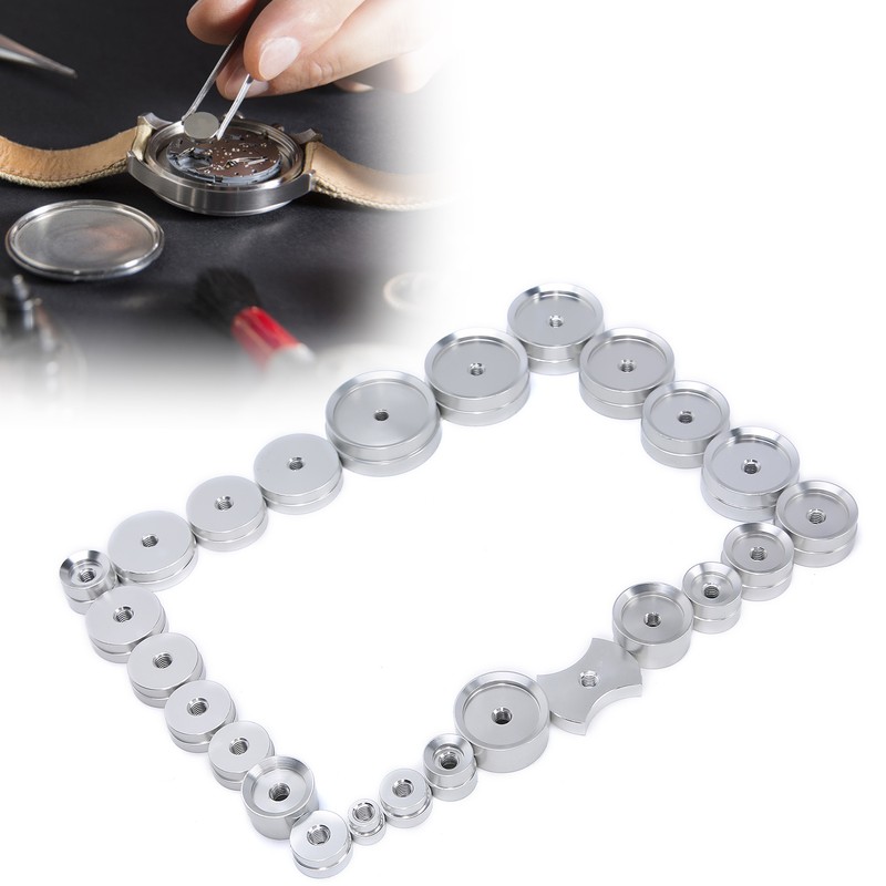 25pcs Capping Machine Dies Aluminum Alloy Watch Back Case Closer