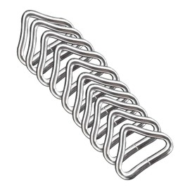 Trampoline Triangle Buckle, 10pcs Triangle Rings, High Strength Metal for Replacement Repair