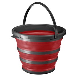Westmark Bucket - Foldable Bucket with Handle, Space Saving and Portable, Practical Folding Bucket for Camping, Cleaning or Playing for Kids, Ideal for Tiny Living - 10 Litres