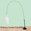 Interactive Cat Toy with Suction Cup Feather Wand – Hands-Free