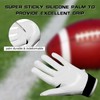hisptgo Kids Football Gloves Ultra-Sticky Receiver Gloves for Kids with