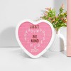 G GAMIT Heart-Shaped Felt Letter Board Message Sign,10x10 inches Message