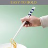 Chopsticks Reusable Dishwasher Safe 5PC Blue Porcelain Chopsticks Hepburn Style,High-grade