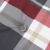TREATLIFE HOME Comfortable Red Check Pattern Deck Chair Cushion, Water-Resistant