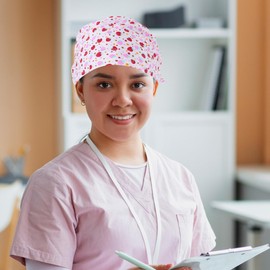 CALLARON Headwear, Turban, Puff Hat, Sleeping Scarf, Headwear for Women, Women's Hat, Hair Turban, for Women, Food Manufacturing Cap, Assorted colours 1