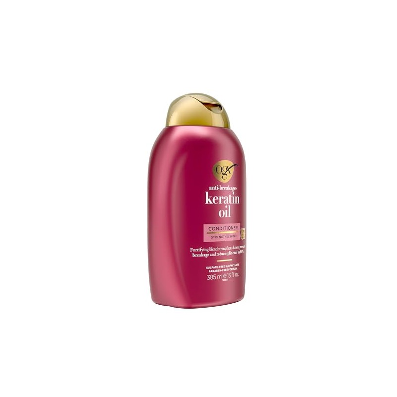 OGX, Acondicionador Anti Quiebre de Aceite de Keratina, 385 ml