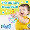 Bright Starts Oball Easy-Grasp Rattle BPA-Free Infant Toy in Blue,