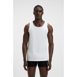 BOSS, 3-Pack Classic Cotton Tank Tops, Black Carbon, M