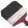 ORFOFE Paint Brush Red Handle Black Bristle Perfect for Wood
