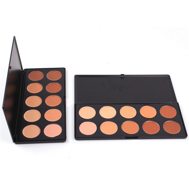 10 Colors Cream Contour Face Concealer Palette, FantasyDay Long Lasting