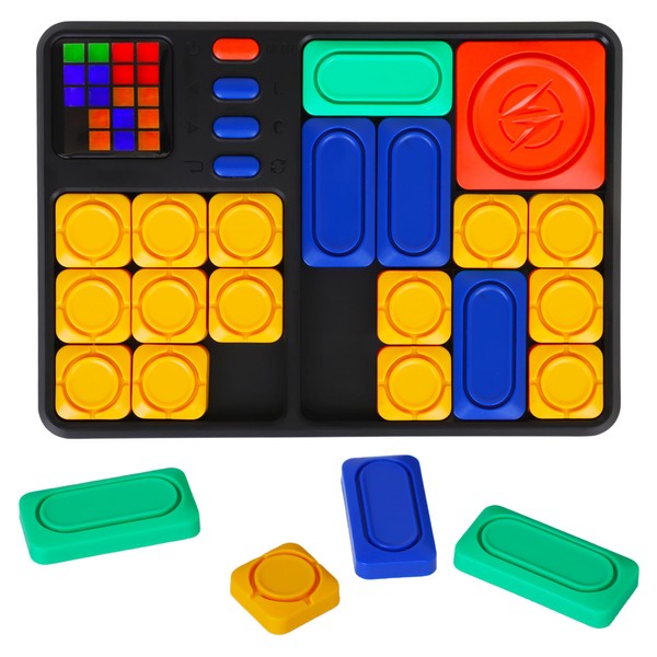Point Games Super Slide Puzzle Game, Handheld Electronic Games for Kids, STEM Learning - Brain Teaser - IQ Puzzles Toy, Travel Toys & Great Gift, 530 Challenges for Boy & Girl, Ages 8+
