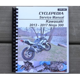 i5motorcycle Service & Repair Manual for Kawasaki Ninja 300 EX300 2013-2017