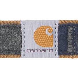 Carhartt Collar de Nailon para Perro, Totalmente Ajustable, Duradero, de 2 Capas de Lona de Nailon Cordura para Perros, Manta a Rayas, Mediano