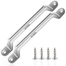 EVRBUL RV Grab Door Handle, Heavy Duty 304 Stainless Steel Entry Door Assist Handle, Grab Pull Handles for RV, Camper, Trailer, Cargo Trailer, Motor Home, Boat (with Screws)