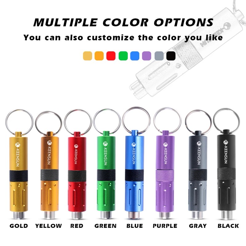 Luxury Manual Cigar Punch Cutter Key Chain Stainless Steel Blade