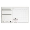 U Brands Organization Center Dry Erase Calendar with White Frame,