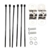 Depisuta Plastic Pole Mount Squirrel Guard Stopper, Squirrel Baffle for