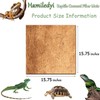 Hamiledyi Reptile Carpet Natural Coconut Fiber Tortoise Carpet Mats for