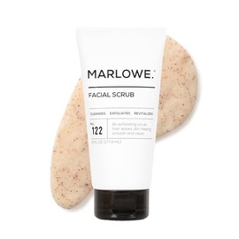 MARLOWE. No. 122 Mens Facial Scrub 6 oz  NEW Improved Formula  Light Daily Exfoliating Face Cleanser  Fresh Sandalwood Scent  Made with Natural...    