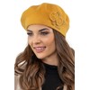 Vivisence Winter Women's Elegant Beret with Classic Design for Ladies