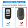 QBUC for Honda Odyssey 7 Button Key Fob Cover Case