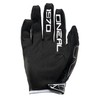 O'Neal Jump Gloves with Typo Graphic (Black/White, Size 9)