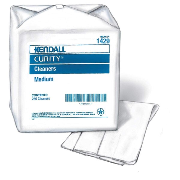 Covidien 1429 Curity Cleaners, Medium (Pack of 250)