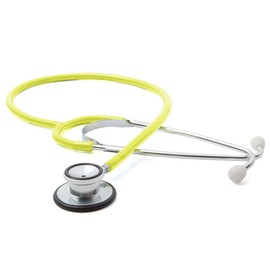 American Diagnostic ADC670NY Proscope 670 Dual-Head Adult General-Exam Stethoscope, 32" Length, Neon Yellow