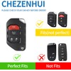 CHEZENHUI Compatible with Jeep Key Fob Cover with Leather Lanyard,