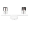 Track Light Kit 2 Heads 13.6in Length 2 Light Track