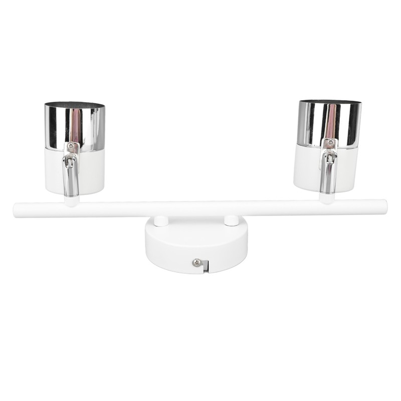 Track Light Kit 2 Heads 13.6in Length 2 Light Track