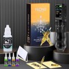 YILONG Wireless Tattoo Kit Complete Rotary Pen Machine 1200mAh Power