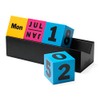 arteum – Perpetual Calendar, Cubes (Colors) – Multicolor