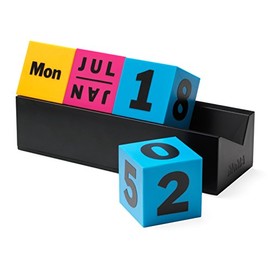 arteum – Perpetual Calendar, Cubes (Colors) – Multicolor