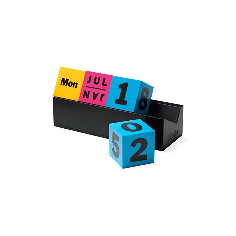 arteum – Perpetual Calendar, Cubes (Colors) – Multicolor
