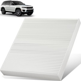 Cabin Air Filter with Activated Carbon Fit for Jeep Cherokee 2014-2018, 2.4L 3.6L Fit for Chrysler 200 2015-2017, 2.4L 3.6L, Replace# 68223044AA