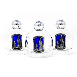 Catholic Gift Shop Stunning 3 Lourdes Water Bottles FILLED WITH LOURDES WATER & Blessed (3 x 03/2921)
