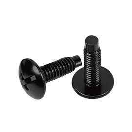 Tecmojo 10/32 Rack Mount Screws 50 Pack - 10/32 Steel, Pan Head, Phillips Type Pilot Point Screws, Made to Use with Network Racks, Enclosures and Cabinets