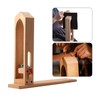 Leather Hand Stitching Fixture Wooden Leather Fix Clamp Leather Sewing