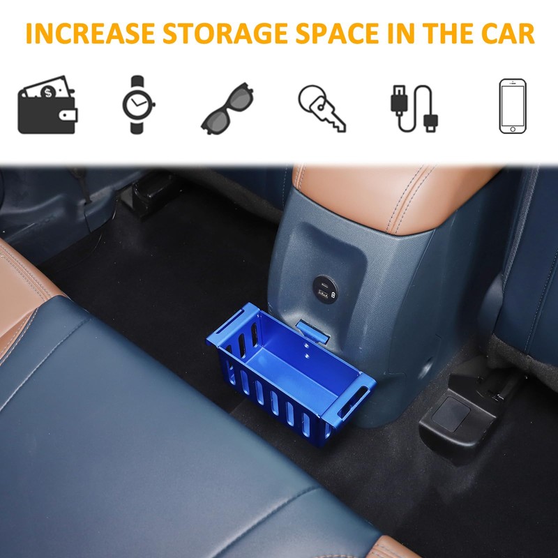 Daeiclru Car Rear Seat Expander Organizer Compatible with Ford Maverick