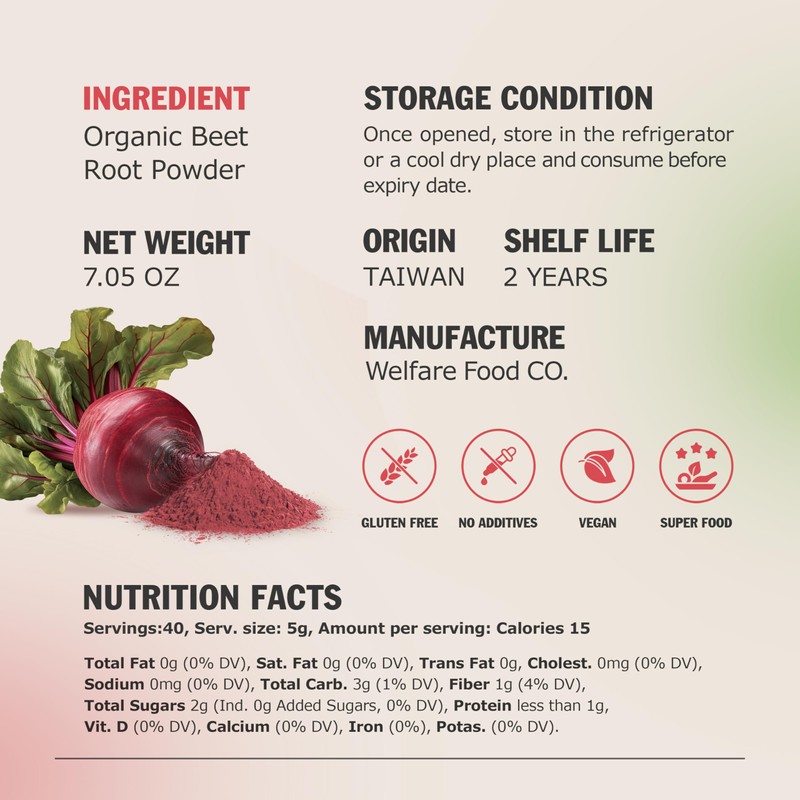 Organic Red Beet Root Powder, Red Food Coloring Powder,