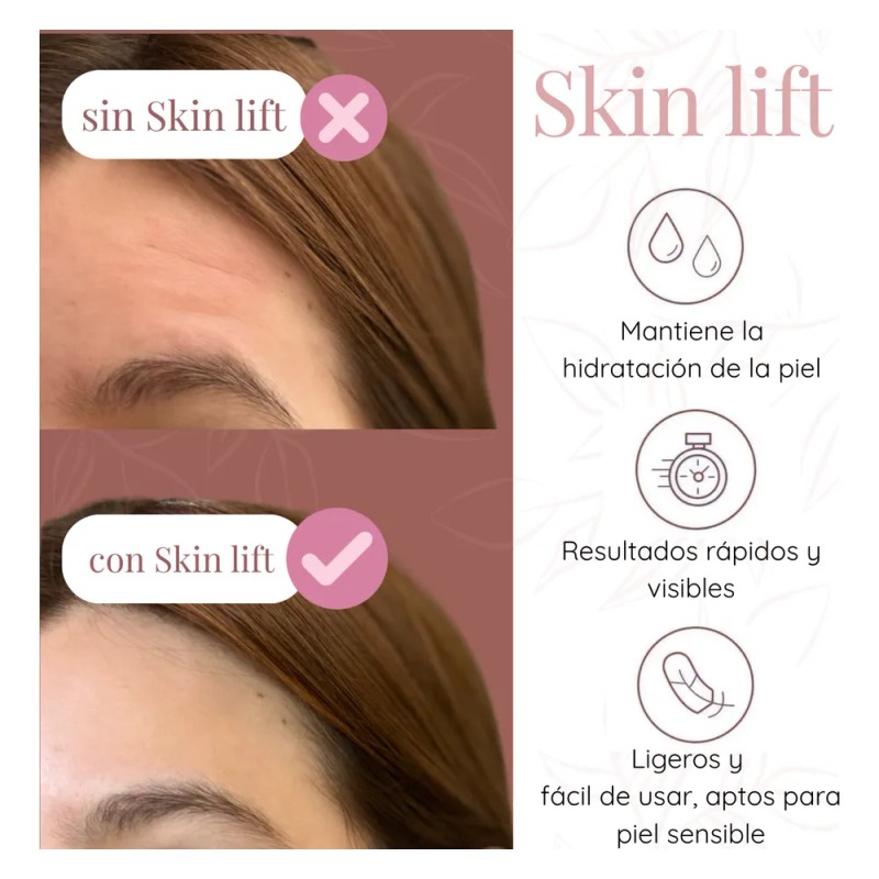 Parches Antiedad de Silicona Skin Lift Reutilizables Día y Noche