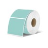 iEager Green Square Thermal Label Stickers, 2"x2" Self-Adhesive Square Direct