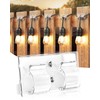 MapeloreCrafted Upgraded Version Outdoor String Lights Hooks: 30Pcs Heavy Duty